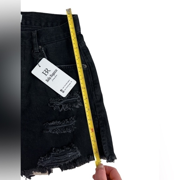 Only Distressed Rip Denim Mini Short - Picture 9 of 9